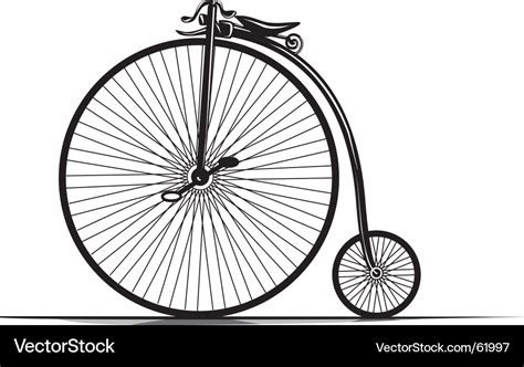 Vintage bicycle Royalty Free Vector Image - VectorStock