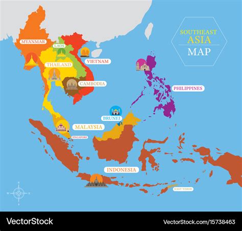 Map In Southeast Asia - Trudy Ingaberg