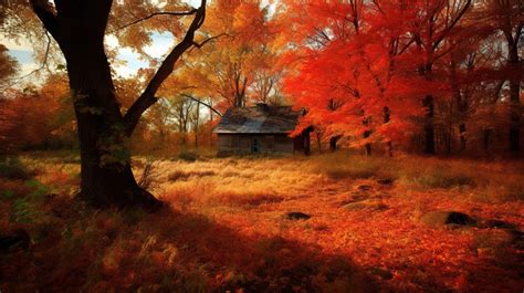 Autumn Wallpaper Cabin In Wallpapers Backgrounds | JPG Free Download ...