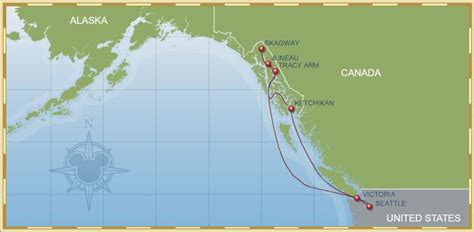 Personal Navigators: Disney Wonder 7-Night Alaskan Cruise Itinerary A ...