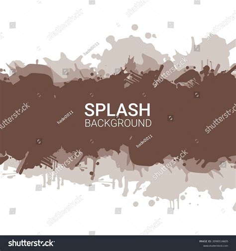 Splash Background Vector Illustration Background Stock Vector (Royalty ...