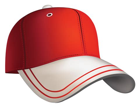 Red Baseball Cap Clipart PNG Image - PurePNG | Free transparent CC0 PNG ...