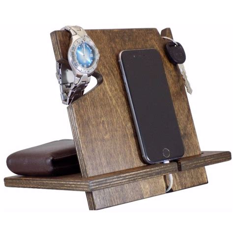 Universal Wood iPhone/Android Docking Station | Mens anniversary gifts ...