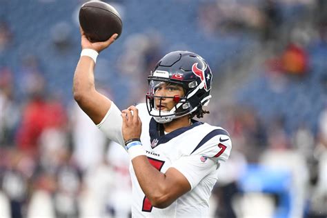 Texans rookie QB CJ Stroud throws INT on first drive vs. Patriots in ...