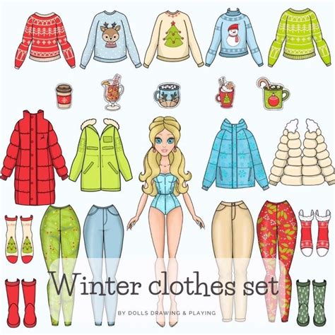 Paper Dolls 👗 on Instagram: “A new set of warm, winter clothes ⠀for ...