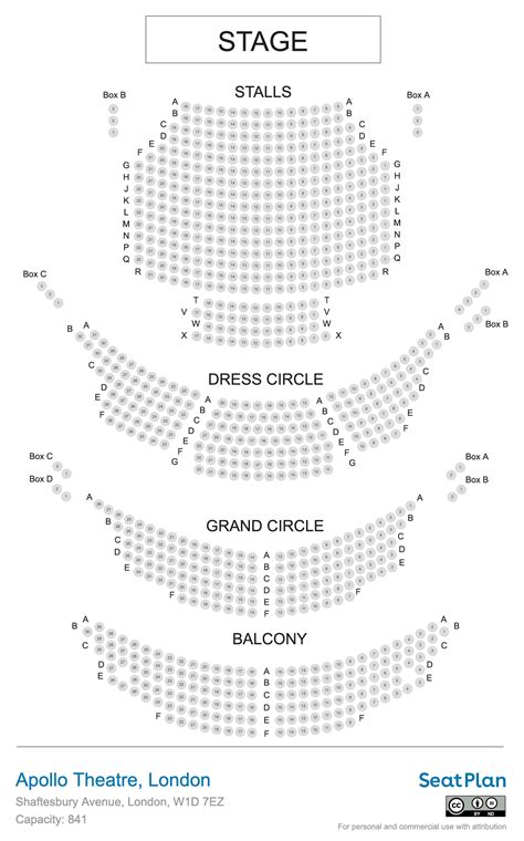 Apollo Theatre London Seating Plan & Seat View Photos | SeatPlan