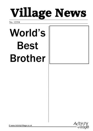 Recipe for a Perfect Brother