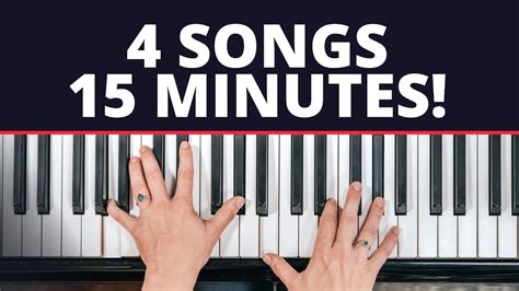 4 Easy Songs For Beginners (Piano Tutorial) - YouTube