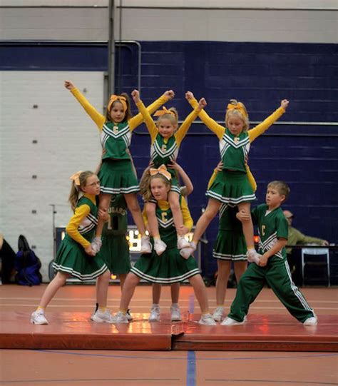 Any level | Cheerleading stunt, Youth cheer, Cheer stunts