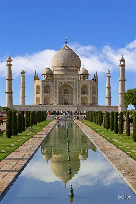 "Taj Mahal with reflection." by bulljup | Redbubble