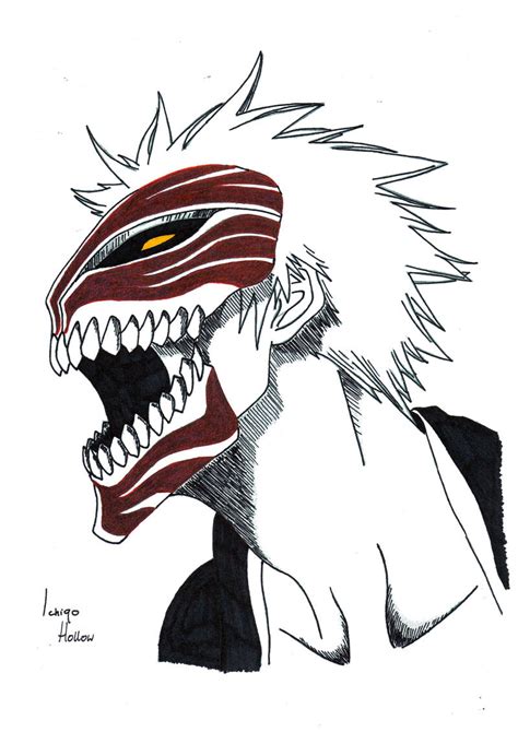 Ichigo Hollow - color by Kawaii-Oneko on DeviantArt