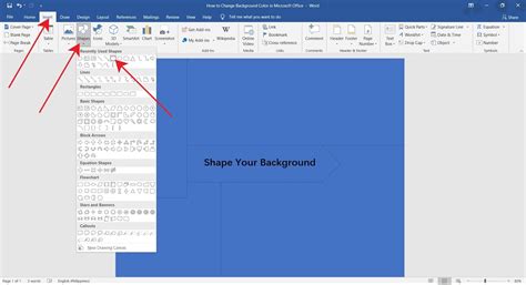 How to change background color in MS Word - OfficeBeginner