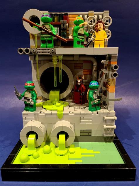 LEGO MOC TMNT Sewer Diorama MOC - Ninja Turtles by Rossco311 ...