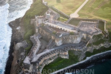 AerialStock | Aerial Photograph of El Morro Fort in Old San Juan ...