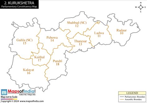 Kurukshetra Election Result 2019 - Parliamentary Constituency Map and ...