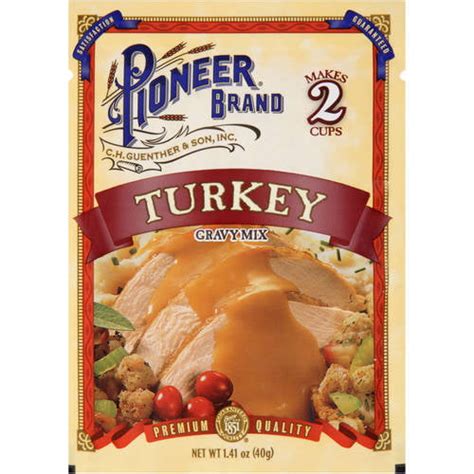 Pioneer Brand Turkey Gravy Mix, 1.41 oz - Walmart.com