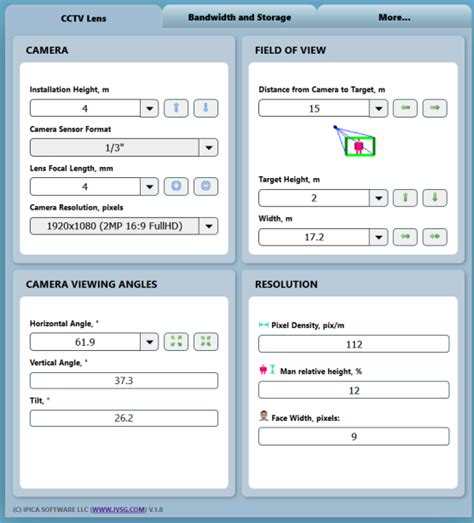 CCTV Lens Calculator – New generation of Lens Calculators for CCTV