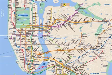 New York City Subway Map Printable