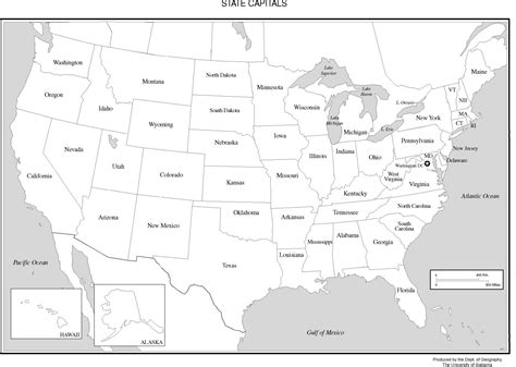 Printable United States Map Black And White - Free Usa And Canada ...