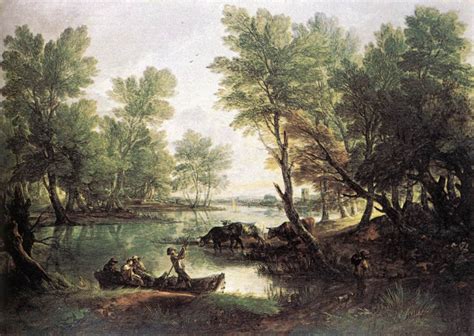 River landscape, 1768 - 1770 - Thomas Gainsborough - WikiArt.org