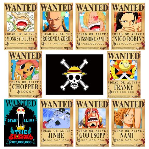 Straw Hat Luffy Wanted Poster