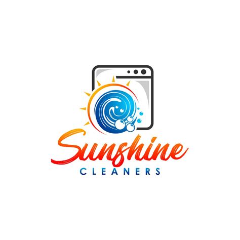 Elegant, Playful, Laundromat Logo Design for Sunshine Cleaners by ...