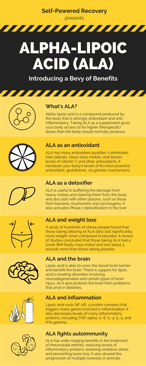 Alpha Lipoic Acid: Safety, Benefits, and How to Use - Self-Powered Recovery