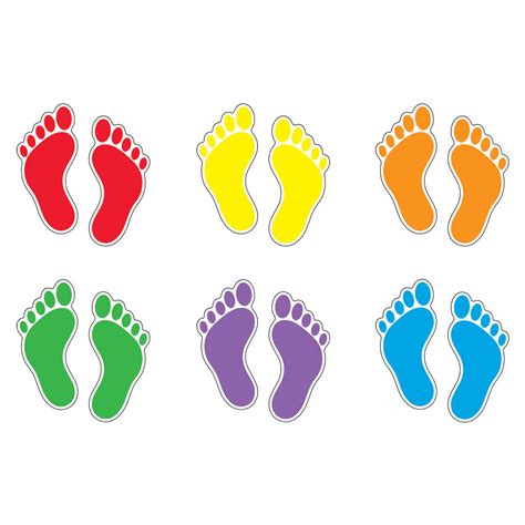 Trend Enterprises Footprints Classic Accents® Variety Pack | T-10929 ...