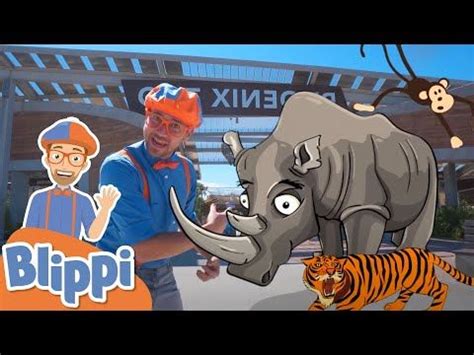 Blippi Visits The Zoo | Learning Zoo Animals For Kids | Educational ...