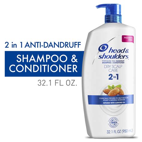 Head & Shoulders Anti Dandruff 2in1 Shampoo and Conditioner, Dry Scalp ...