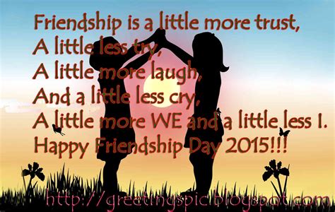 Friendship day quotes with photos ~ Greetings Wishes Images