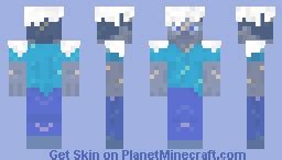 frozen Steve Minecraft Skin