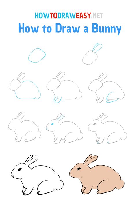 How to Draw a Bunny - How to Draw Easy