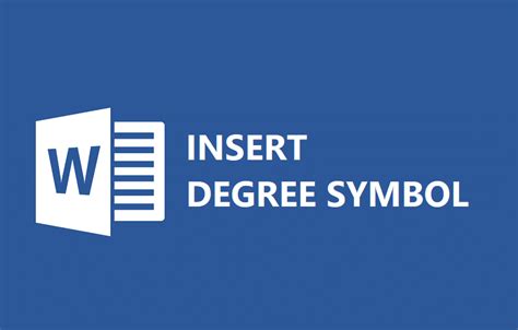 4 Ways to Insert the Degree Symbol in Microsoft Word – TechCult