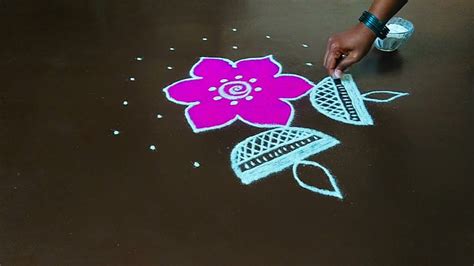 deepavali vilakku kolam 🪔 deepam rangoli designs 🧨 7*4 dots kolam 🪔 ...