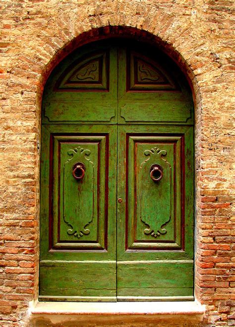 Green Door Photograph by Ramona Johnston