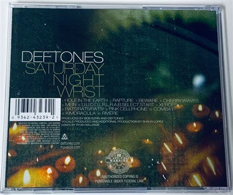 Deftones - Saturday Night Wrist CD Photo | Metal Kingdom