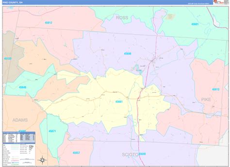 Maps of Pike County Ohio - marketmaps.com