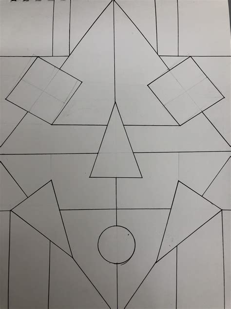 Symmetrical Balanced Composition | Geometric shapes art, Geometric ...