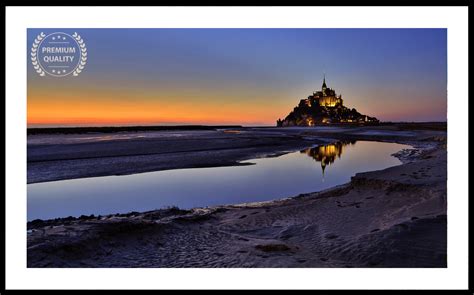 Mont Saint Michel Sunset - Le Paulmier Photography