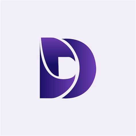 Premium Vector | 3d letter d logo design