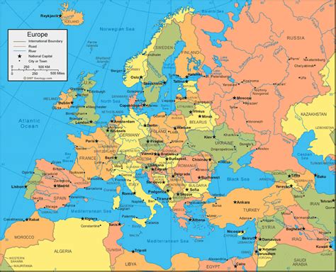 Map Map Of Europe - Alvina Margalit