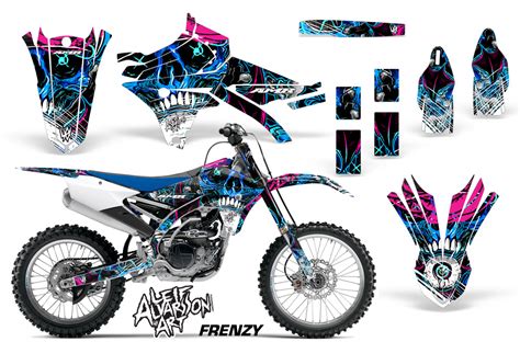 Dirt Bike Graphics Kit Decal Sticker Wrap For Yamaha YZ250F YZ450F ...