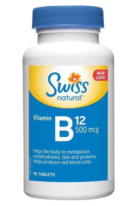 Swiss Natural Vitamin B12 500mcg | BuyWell.com | BuyWell.com - Canada's ...