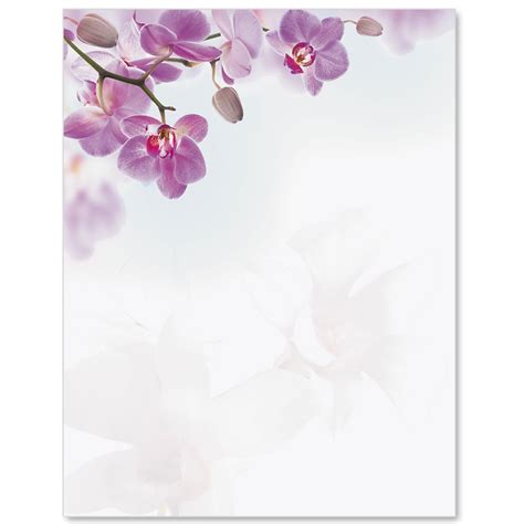 Orchid Border Papers | Borders for paper, Orchid wallpaper, Orchids