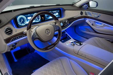 Mercedes Maybach S600 S Class 2016 - Interior front Custom Car Interior ...