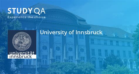 StudyQA — University of Innsbruck — Innsbruck — Austria: Fees, Rankings ...