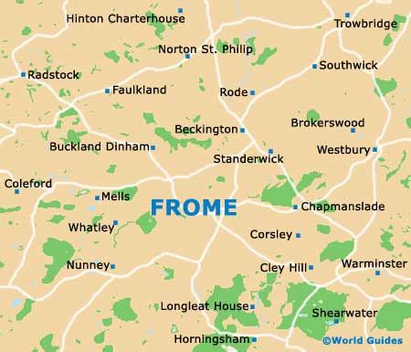 Frome Maps and Orientation: Frome, Somerset, England