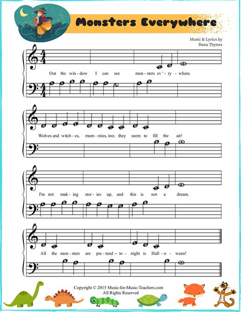 Free Piano Music Sheet for Beginners | Piano sheet music, Music lessons