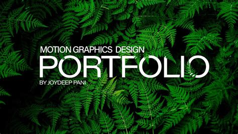 Motion Graphics Portfolio (2022) || Showreel || Graphics Portfolio ...